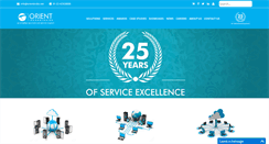 Desktop Screenshot of orientindia.com