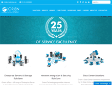 Tablet Screenshot of orientindia.com